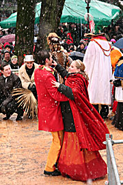 Prinzenwalzer im Schneetreiben (Foto: Martin Schmitz)